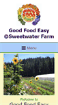 Mobile Screenshot of goodfoodeasy.com