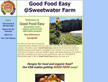 Tablet Screenshot of goodfoodeasy.com